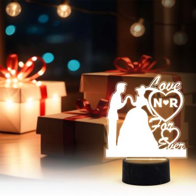 Love Forever lamp Gift for Valentine Day